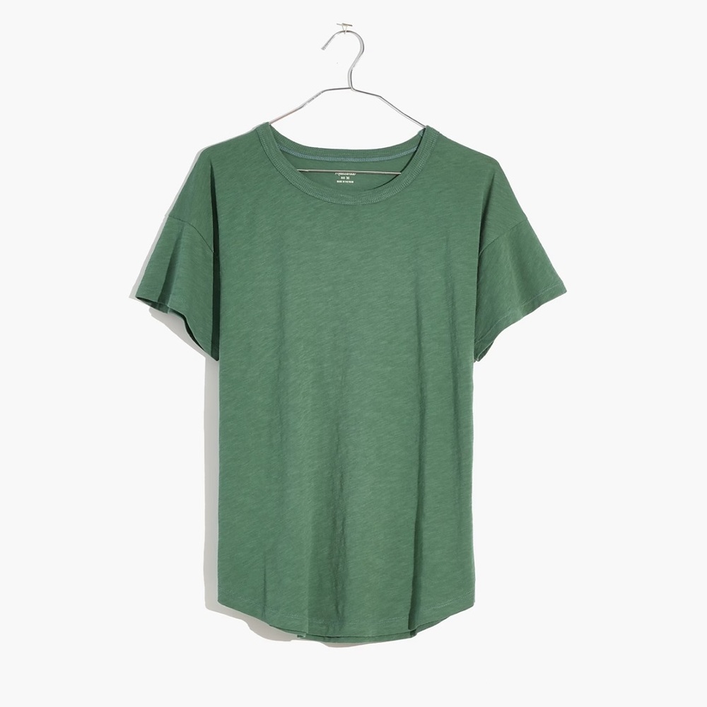 Madewell Green Cotton Tee